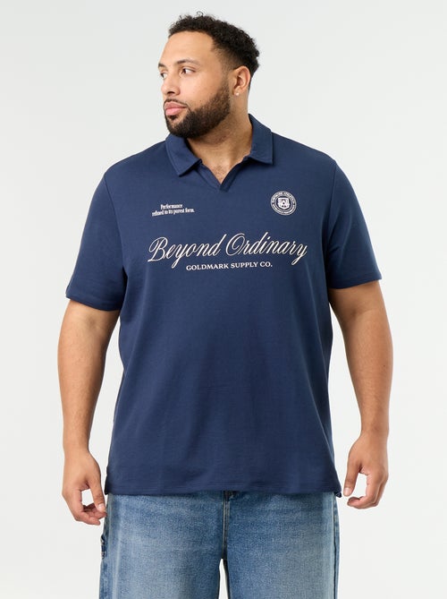 Polo en maille jersey manches courtes - Kiabi Polo en maille jersey manches courtes - Kiabi