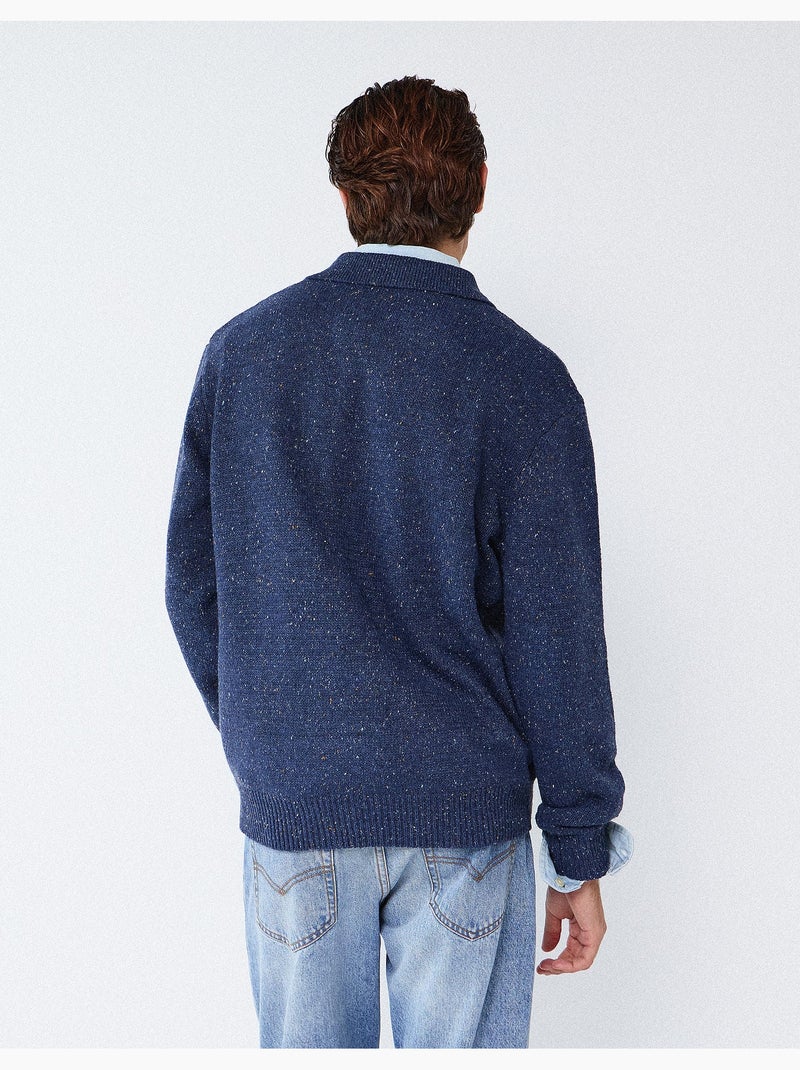 Polo en maille, mo fashion Bleu - Kiabi