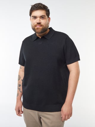 Polo en maille piqué manches courtes