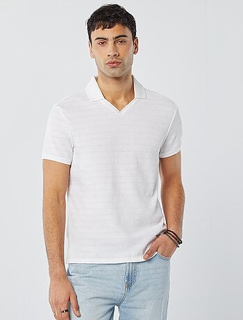Polo en maille piquée