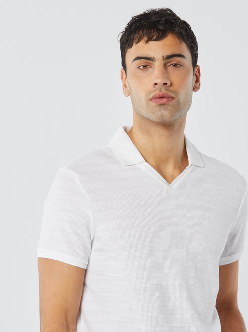 Polo en maille piquée - Kiabi