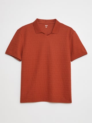 Polo en maille piquée