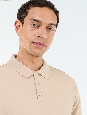 Polo à manches courtes homme en maille piquée uni