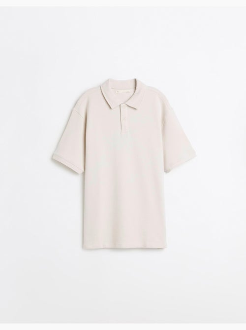 Polo en maille texturé, mo fashion - Kiabi