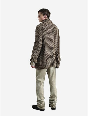 Polo en maille texturée avec poche giesto