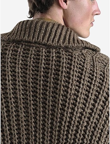 Polo en maille texturée avec poche giesto