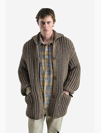 Polo en maille texturée avec poche giesto