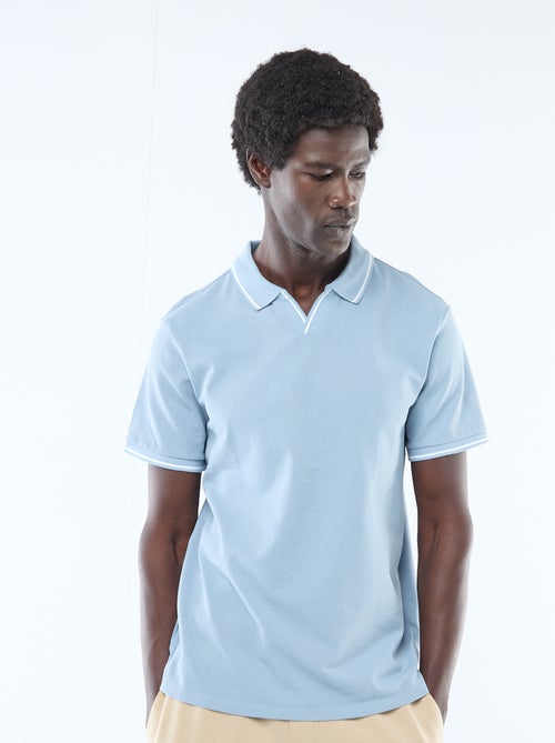 Polo en piqué de coton à manches courtes - Kiabi Polo en piqué de coton à manches courtes - Kiabi