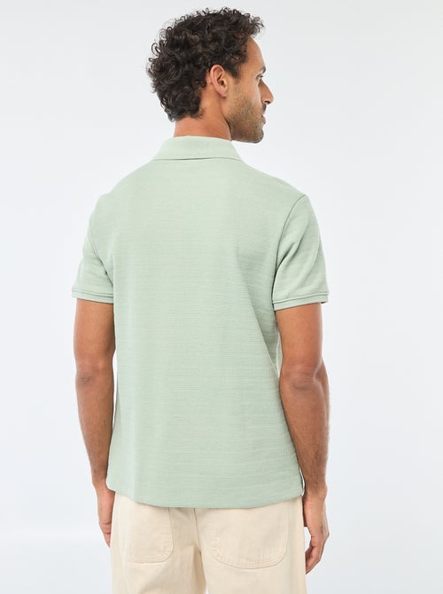 Polo en piqué de coton à manches courtes - Kiabi Polo en piqué de coton à manches courtes - Kiabi