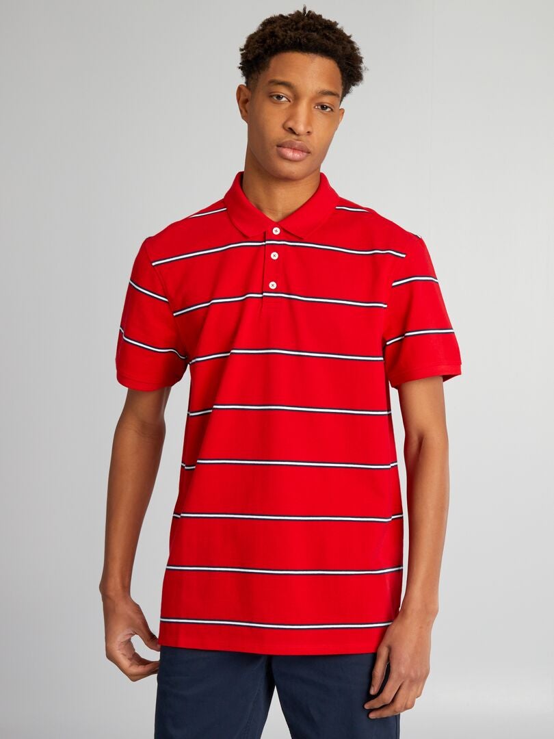 Chemise oxford custom fit blanc/bleu Polo Ralph Lauren | La Redoute