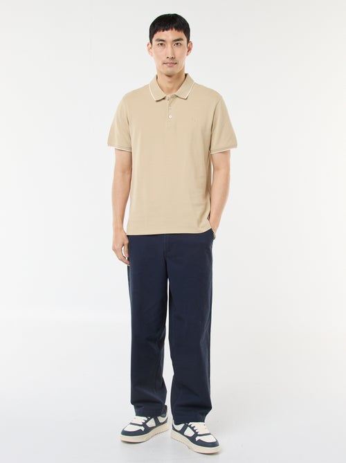 Polo en piqué  de coton - Kiabi
