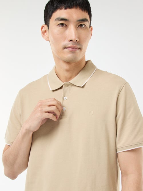 Polo en piqué  de coton - Kiabi
