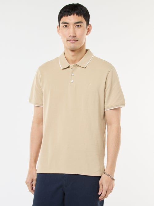 Polo en piqué  de coton - Kiabi