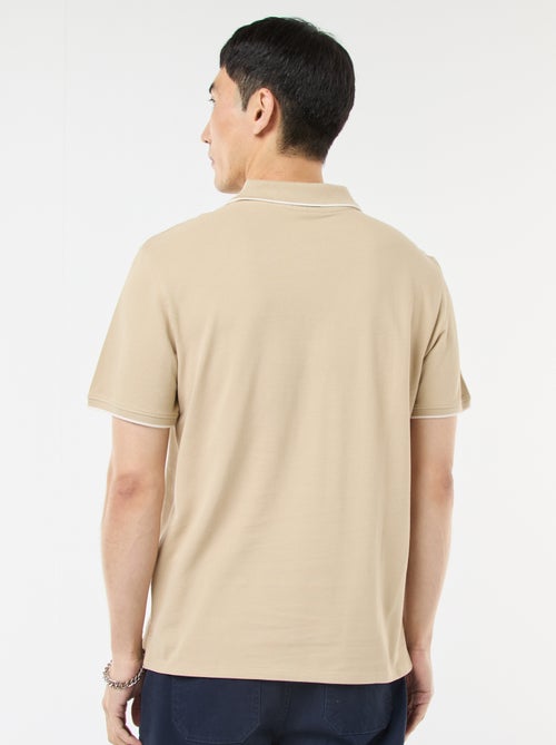 Polo en piqué  de coton - Kiabi