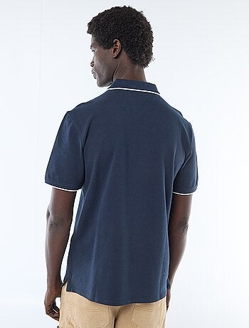 Polo en piqué de coton