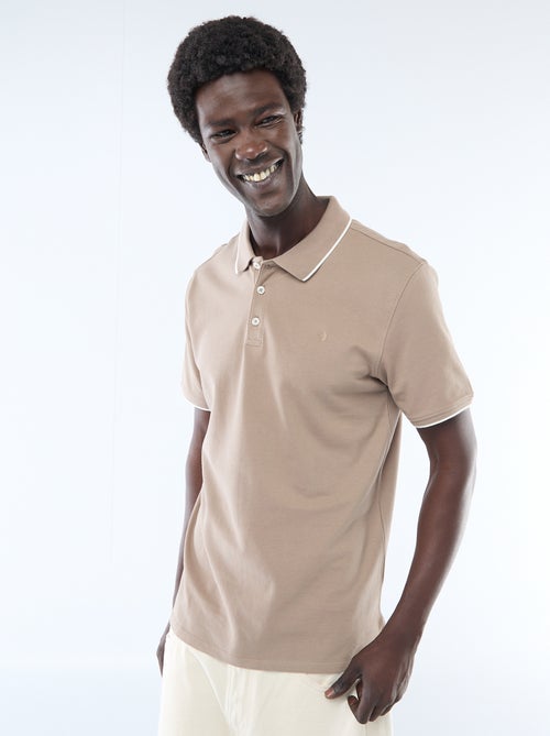 Polo en piqué de coton - Kiabi Polo en piqué de coton - Kiabi