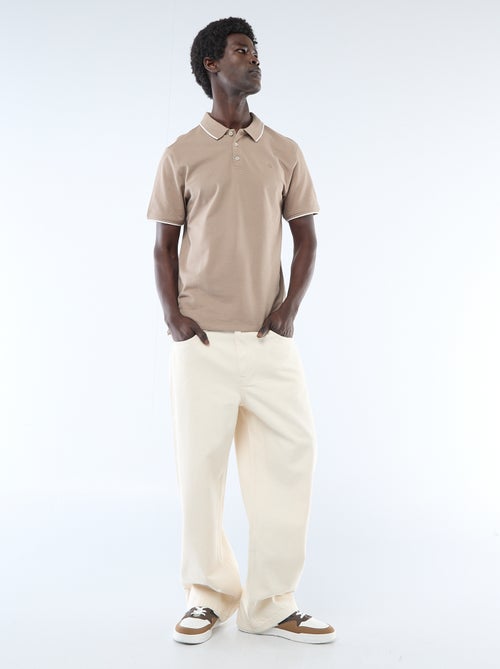 Polo en piqué de coton - Kiabi Polo en piqué de coton - Kiabi