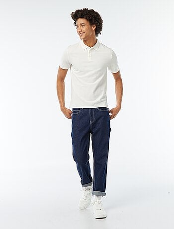 Polo en piqué de coton