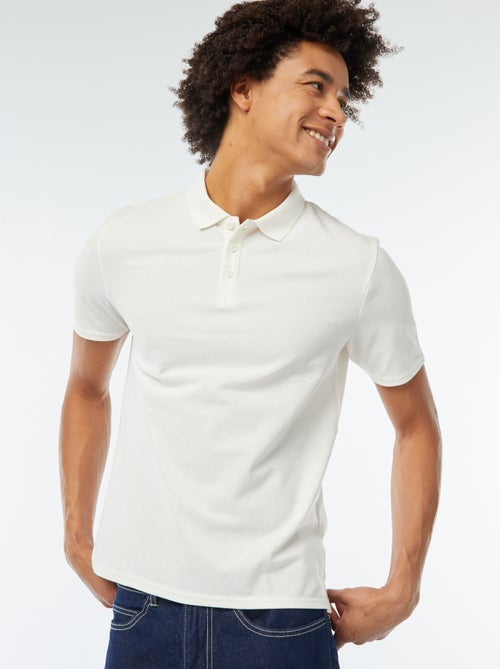Polo en piqué de coton - Kiabi