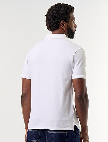 Polo en piqué de coton