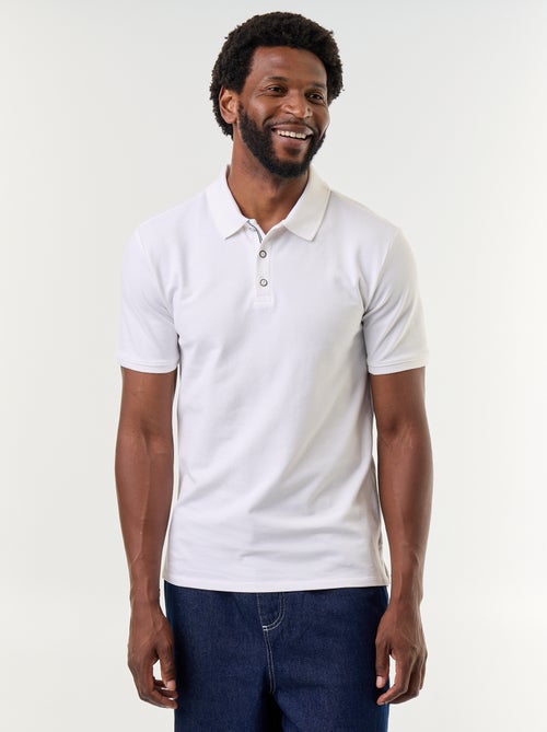 Polo en piqué de coton - Kiabi Polo en piqué de coton - Kiabi