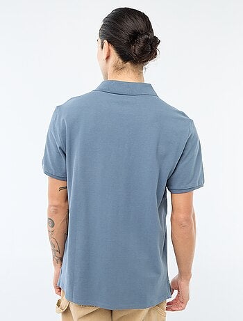 Polo en piqué de coton