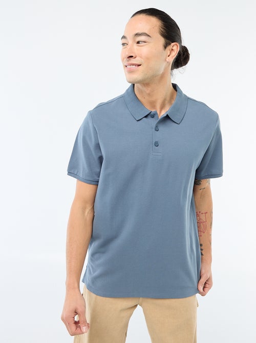 Polo en piqué de coton - Kiabi Polo en piqué de coton - Kiabi