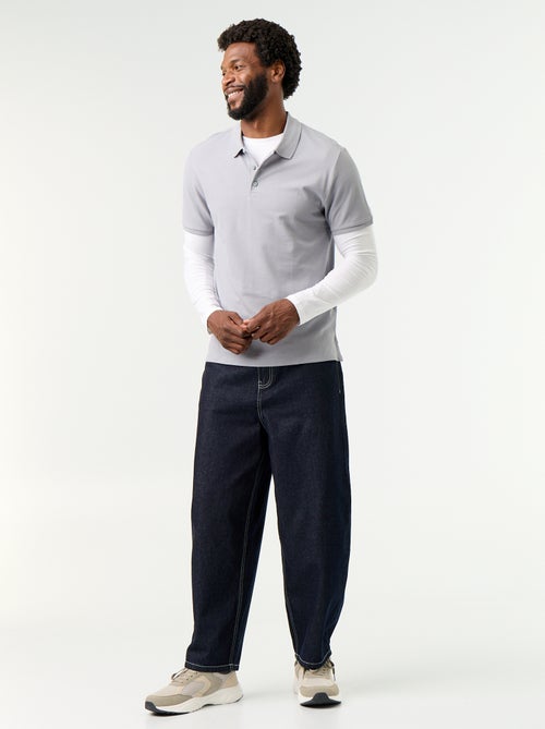 Polo en piqué de coton - Kiabi