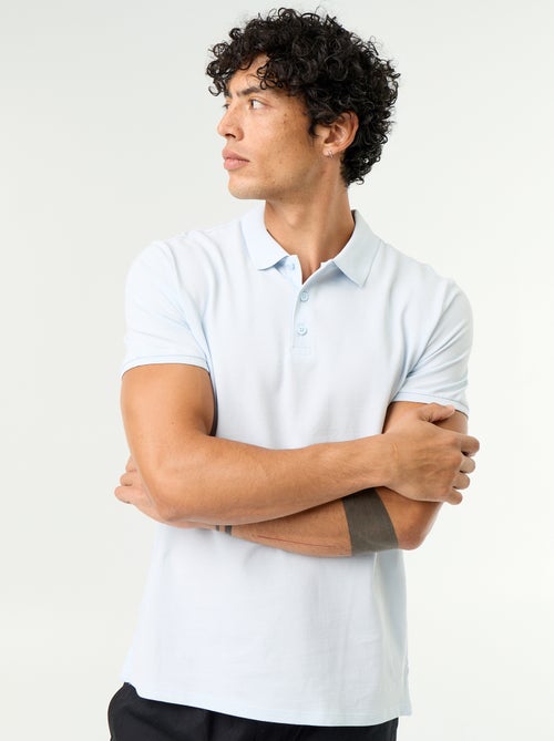 Polo en piqué de coton - Kiabi