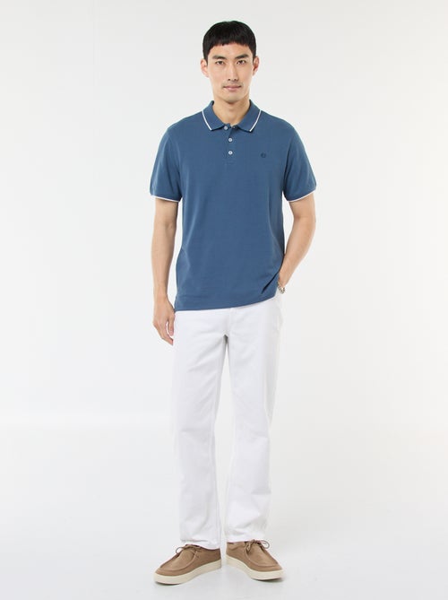 Polo en piqué  de coton - Kiabi