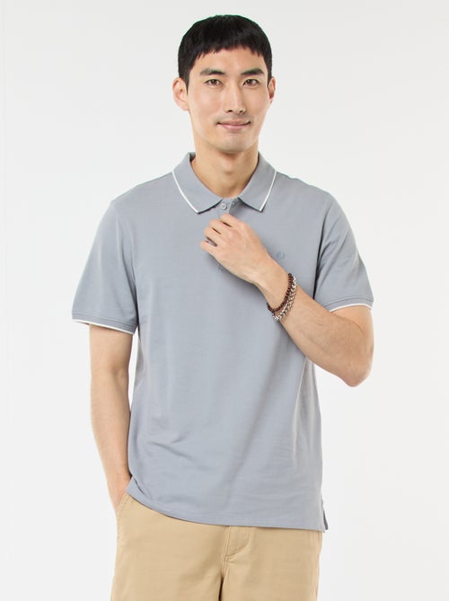 Polo en piqué  de coton - Kiabi
