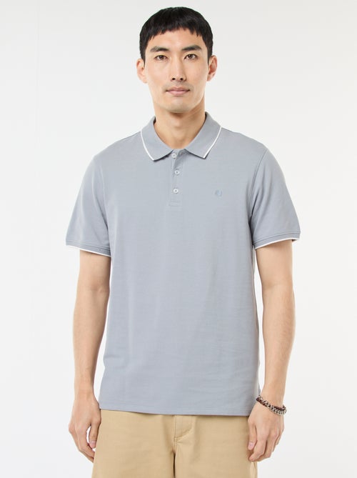 Polo en piqué  de coton - Kiabi