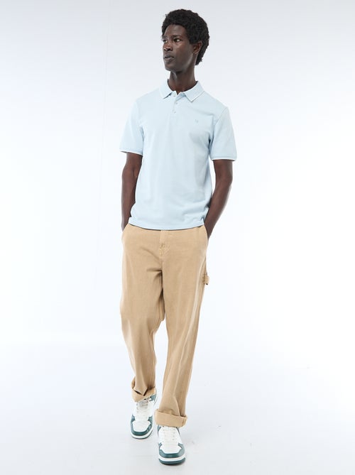 Polo en piqué de coton - Kiabi Polo en piqué de coton - Kiabi