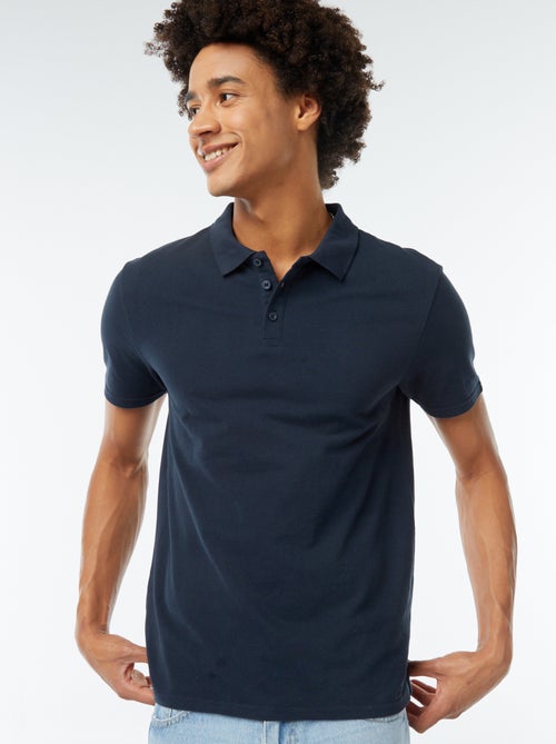 Polo en piqué de coton - Kiabi