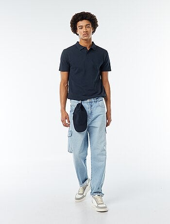 Polo en piqué de coton