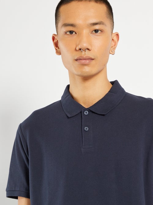 Polo en piqué de coton - Kiabi