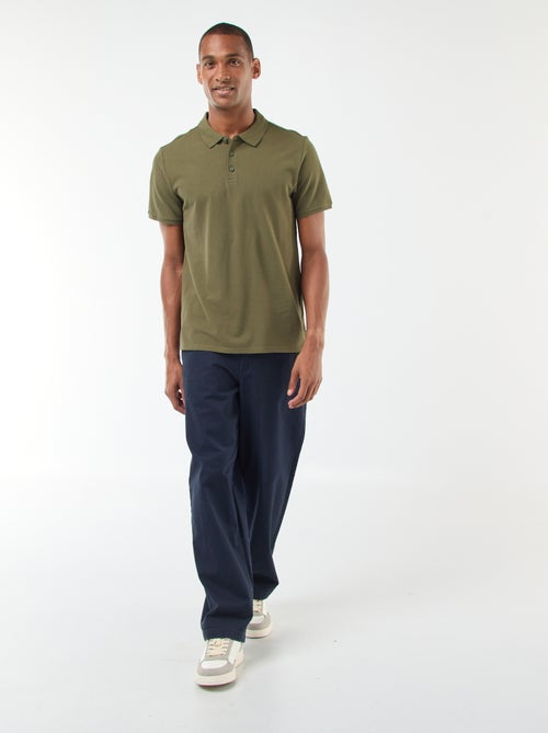 Polo en piqué de coton - Kiabi