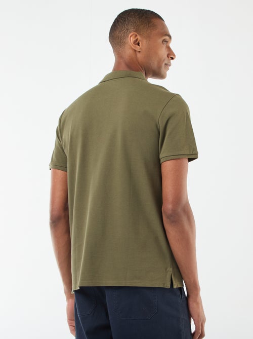 Polo en piqué de coton - Kiabi