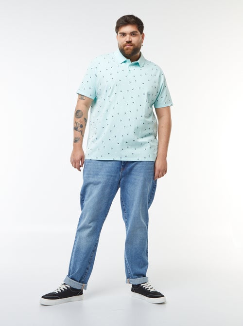 Polo en piqué de coton manches courtes - Kiabi