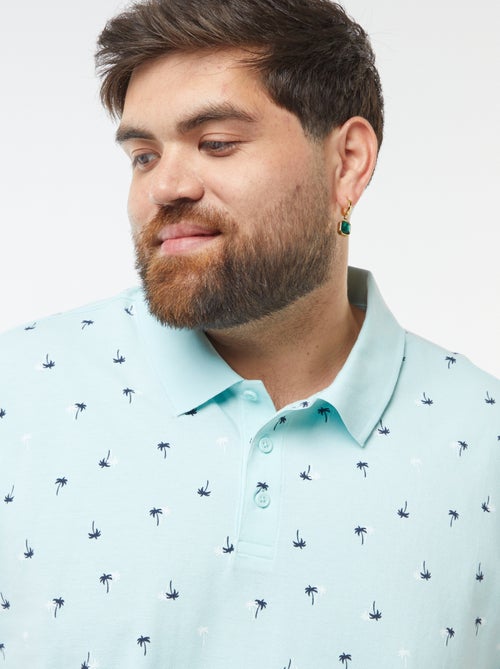 Polo en piqué de coton manches courtes - Kiabi