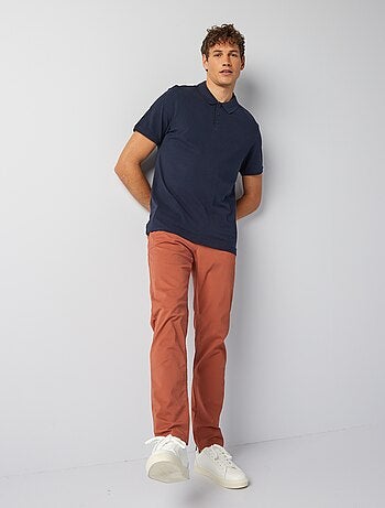 Polo en piqué de coton