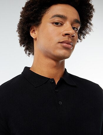 Polo en piqué de coton