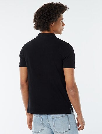 Polo en piqué de coton