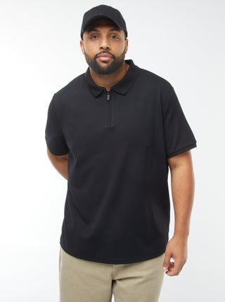 Polo en piqué de coton