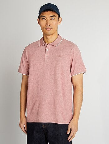 Polo en piqué de coton