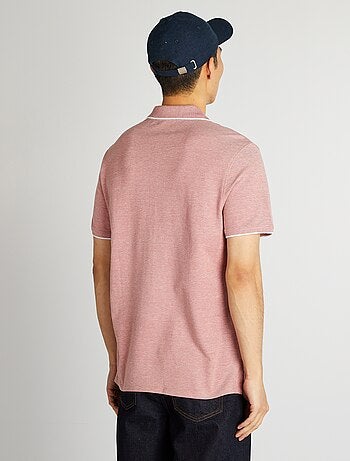 Polo en piqué de coton