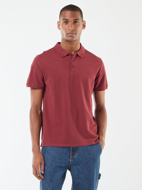 Polo en piqué de coton - Kiabi
