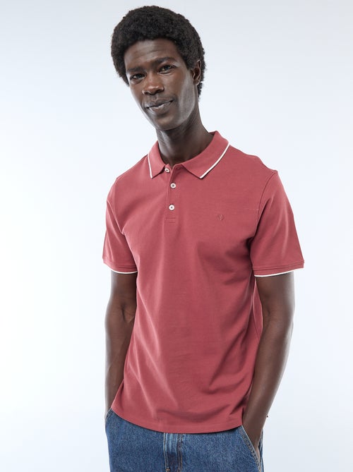 Polo en piqué de coton - Kiabi Polo en piqué de coton - Kiabi