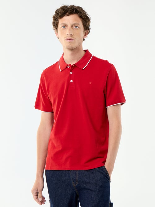 Polo en piqué de coton - Kiabi Polo en piqué de coton - Kiabi