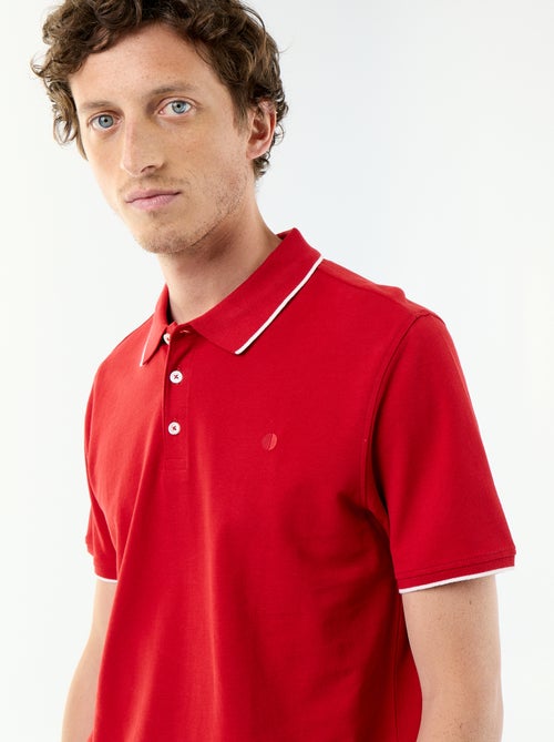 Polo en piqué de coton - Kiabi Polo en piqué de coton - Kiabi